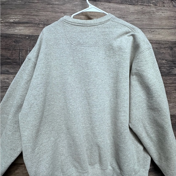 Champion Gray Oversized Crewneck Hoodie - Picture 6 of 7